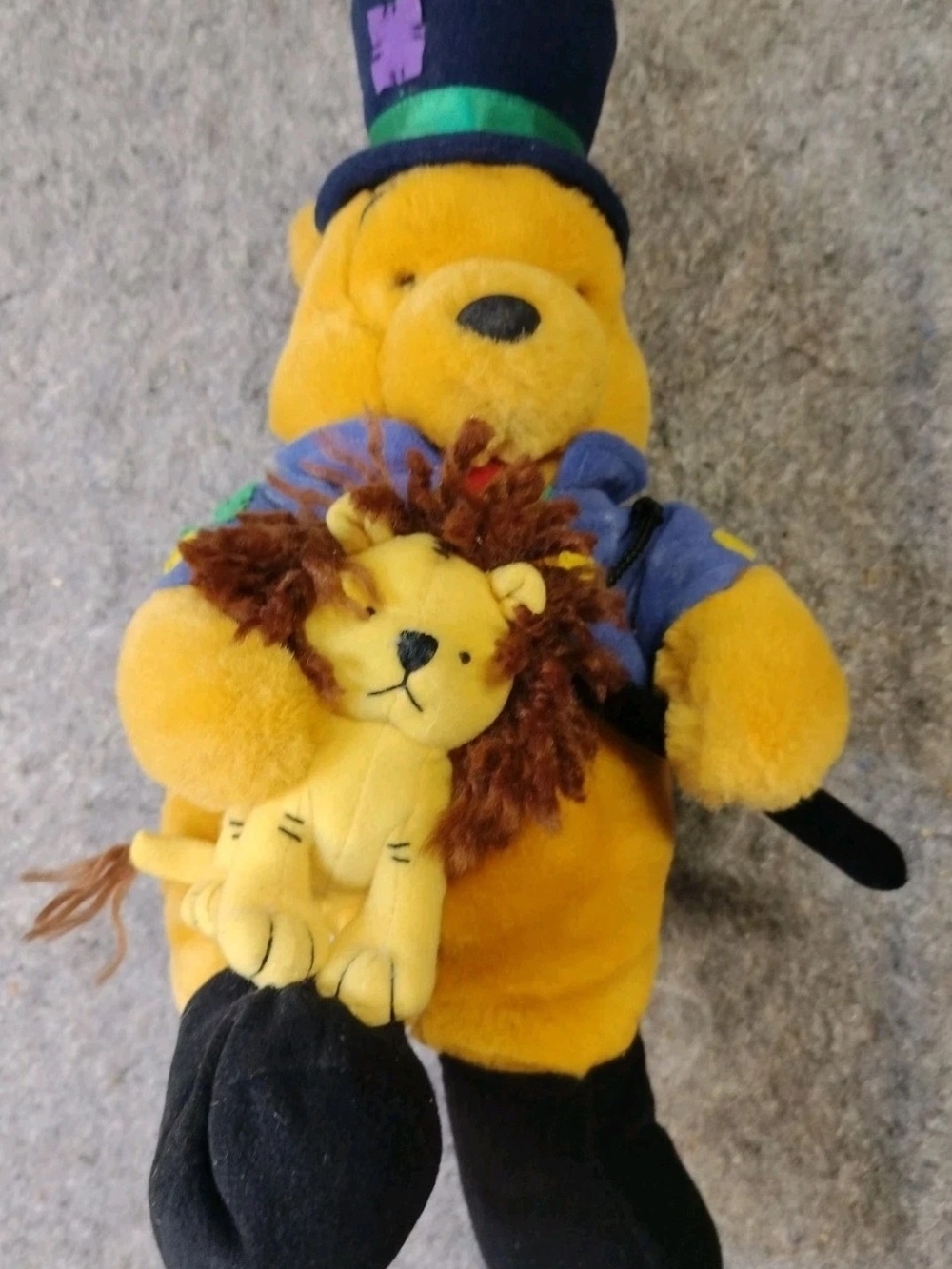 Disney Winnie The Pooh Circus Ringmaster Lion Tamer 13” Inch Plush Pooh Bear